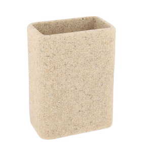 Tendance čaša za četkice sand effect 12x9x6 cm poliresin bež