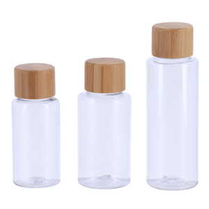 Tendance set 3 bočice za putovanje 50+80+100 ml plastika bambus