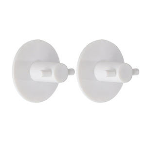 Tendance set 2 okrugle kukice 3m ø5 x 3 plasticna bela