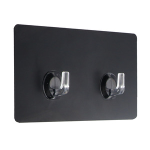 Tendance kukica dvostruka samolepljiva 8 x 2 x 14,5 ps/pvc crna