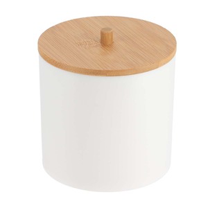Tendance kutija za vatu  bath 7,5x10 cm bambus bela