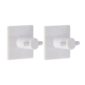 Tendance set 2 četvrtaste kukice 3m 4,5 x 3 x 4,5 plasticna bela