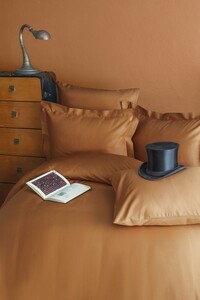 Dekordom Posteljina issimo saten double - simply satin - terra cota
