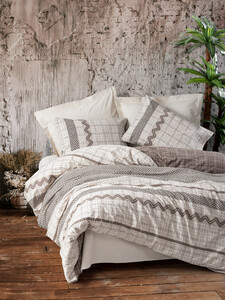 Dekordom Posteljina cb ranforce double - toprak - aren kahve