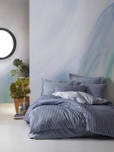 Dekordom Posteljina cb bamboo saten - mavi