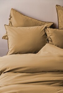 Dekordom Posteljina issimo popline double - natural fine - savanna brown
