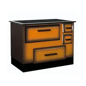 Alfa Plam šporet na čvrsto gorivo 55 DeluxeEco R L, braon, levi