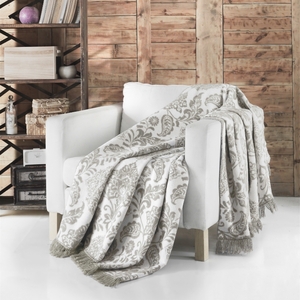 Dekordom Ćebe eco blanket 200x230 - 19803d - žakard krem