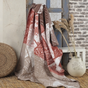 Dekordom Ćebe eco blanket 200x230 - 24145d - beige/terra