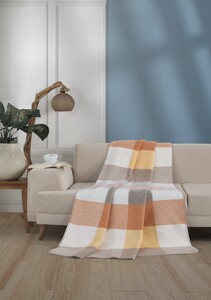 Dekordom Ćebe acrylic plus 200x220 - 24106-a - orange square