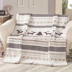 Dekordom Ćebe acrylic plus christmas 150x200 - winter cream bm15217a