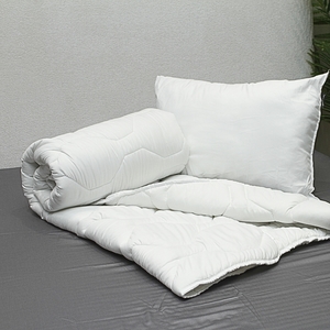 Dekordom Set jorgan + jastuk - white - single 140x200/50x70