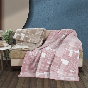 Dekordom Ćebe acrylic plus 150x200 - 24116-a - pink square