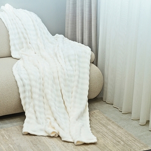 Dekordom Ćebe soft wave 150x200 - ivory
