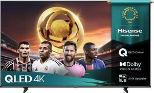 Hisense QLED TV 43" 43E7Q, 4K Ultra HD, VIDAA OS Smart TV, QLED Colour, AI 4K Upscaler, AI Smooth Motion, Dolby Vision Atmos