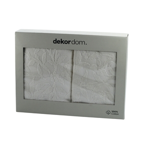 Dekordom Peškir flower set 2/1 - 50x90 + 70x140 - cappuccino