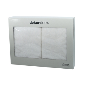 Dekordom Peškir flower set 2/1 - 50x90 + 70x140 - off white