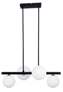 Kama Viseća Lampa Crno Zlatna 4x28W G9
