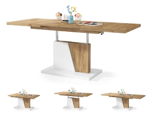 Multifunkcionalni Sto Grand Noir Zlatno-Beli 1646