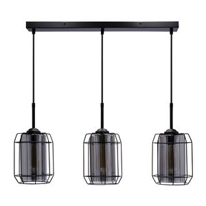 Jonera Viseća Lampa Crna 3x40W E27