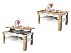 Multifunkcionalni Sto Asti Hrast Wotan-Beli 1669