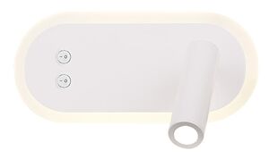 Miracle Zidna Lampa Bela 6W+3W 4000K LED