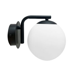 Amadeo Zidna Lampa Crna 1x40W E14