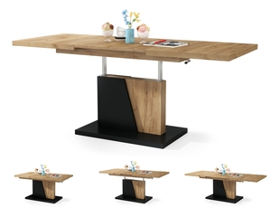 Multifunkcionalni Sto Grand Noir Craft Zlatno-Crni 1645