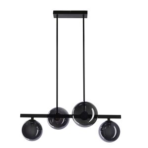 Kama Viseća Lampa Crno Zlatna 4x28W G9