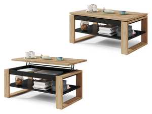 Multifunkcionalni Sto Nuo Craft Zlatno-Crni 1672