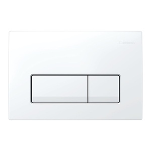 Geberit 115.119.11.1 Delta50 White taster za ugradne vodokotliće dvokoličinski četvrtasti