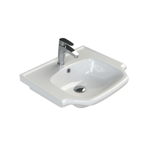 Turkuaz CeraStyle New Classic White umivaonik (lavabo) 55,5x47,5x5,5 konzolni sa rupom za bateriju i prelivom 81100U