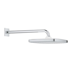 Grohe 26687000 Tempesta 250 Cube Chrome nadglavni tuš četvrtasti sa 1 mlazom i držačem nadglavnog tuša zidnim od 380mm