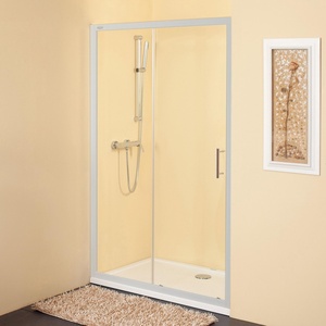 Kolpa San SQ Line 120 Chrome tuš vrata samostojeća dvodelna visine 1900mm sa kaljenim providnim staklom debljine 5/6mm 511660