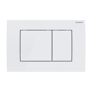 Geberit 115.137.11.1 Delta30 White taster za ugradne vodokotliće dvokoličinski pravougaoni