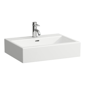 Laufen 8.1743.3.000.104.1 Living White umivaonik (lavabo) 60x46x15,5 konzolni i nadgradni sa rupom za bateriju i prelivom