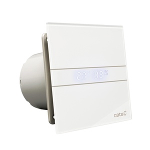 Cata 00900200 E-100 GTH White kupatilski ventilator sa tajmerom i prikazom vlažnosti vazduha i temperature