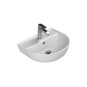 Turkuaz CeraStyle Bella White umivaonik (lavabo) 50x41x12 konzolni sa rupom za bateriju i prelivom 3200U