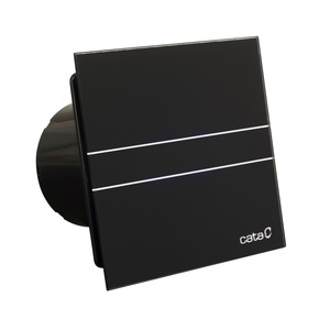 Cata 00900402 E-100 GB Black kupatilski ventilator sa staklenom pločom