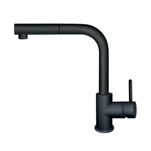 Rosan JD38601 Dark 265 Matt Black baterija (slavina) za sudoperu sa izvlačećim tušem