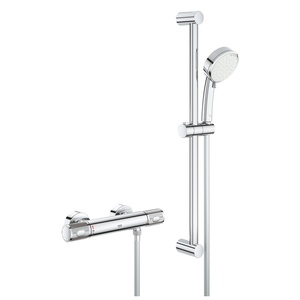 Grohe 34783000 Grohtherm 1000 Chrome baterija za tuš termostatska sa Tempesta 100 ručnim tuš setom