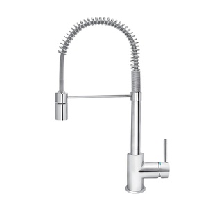 Rosan JZ38801 Zerro 180 Chrome baterija (slavina) za sudoperu poluprofesionalna sa fleksibilnim izlivom sa oprugom