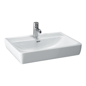 Laufen 8.1795.1.000.104.1 Pro White umivaonik (lavabo) 55x48x11,5 konzolni i nadgradni sa rupom za bateriju i prelivom
