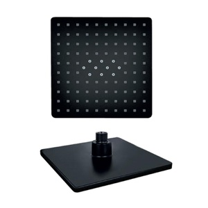 Rosan PTRUSP5D Dark 210 Matt Black nadglavni tuš četvrtasti