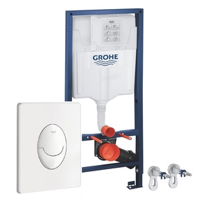 Grohe 38722001 Rapid SL ugradni vodokotlić sa setom za kačenje i aktivacionim tasterom belim elipsastim