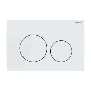 Geberit 115.127.11.1 Delta20 White taster za ugradne vodokotliće dvokoličinski okrugli