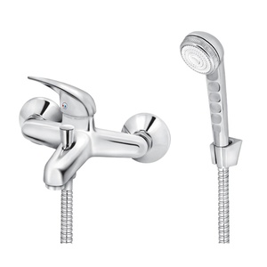 Rosan JP331001 Perla Chrome baterija (slavina) za tuš sa izlivom i ručnim tuš setom