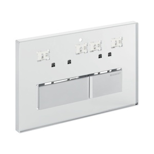 Geberit 115.788.00.1 Sigma50 taster za ugradne vodokotliće dvokoličinski pravougaoni za prilagođavanje završne obrade