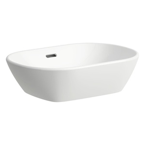Laufen 8.1208.3.000.109.1 Lua White umivaonik (lavabo) 50x35x13,5 nadgradni sa prelivom