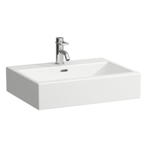 Laufen 8.1743.4.000.104.1 Living City White umivaonik (lavabo) 60x46x14 konzolni i nadgradni sa rupom za bateriju i prelivom